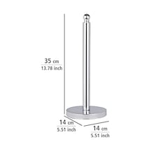 Viterbo Paslanmaz Çelik Yedek Tuvalet Rulosu Tutucu 3 Rulo İçin Parlak 16.5 x 12.2 x 11.2 CM