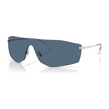 Ray-ban Rb 3781 00380 41 Unisex Yastık Gümüş Blok Cam Metal Güneş Gözlüğü Gri