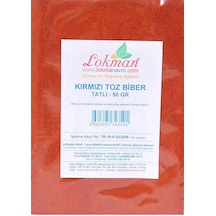 Lokman Kırmızı Tatlı Toz Biber 50 G