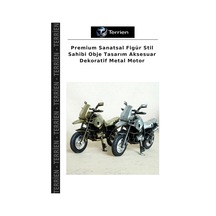 Premium Sanatsal Figür Stil Sahibi Obje Tasarım Aksesuar Dekoratif Metal Motor