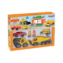 03 614 Pilsan Double Bloklar Kepçeli Dozer Fabbatoys