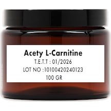 Acetyl L-carnıtıne Hcl Asetil L-karnitin Hcl Toz Hammadde 100 G