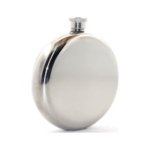 Paslanmaz Çelik Yuvarlak 8 Oz Tekli Matara Alk2677