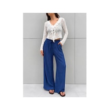 Die&more Belden Bağcıklı Pantolon Mavi Mavi