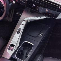 Peugeot 5008 Uyumlu Vites Etrafı Piano Black Tpu Koruyucu 2 Li Set 2025