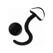 Siyah Peluş Kuyruk Şekil Verilebilir 70 Cm - Yqbx-763707 Renkli