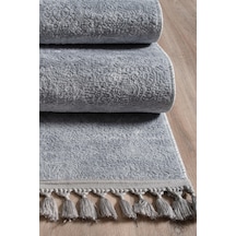 Valeryhome Violet Koleksiyonu Yıkanabilir Kaymaz Taban Salon,oturma Odası,mutfak,antre,koridor Halısı Bej Gri