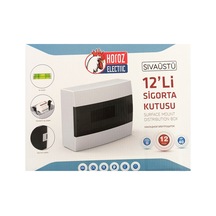 Horoz 12 Li Sigorta Kutusu Sıva Üstü Onikili 600-000-120
