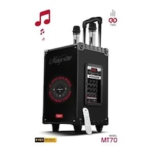 Powerway Mt70 Şarjlı Çift Mikrofonlu Hoparlör Karaoke Sistemi Taşınabilir Amfi Bluetooth Hoparlör Powerway Mt70 Şarjlı Çift Mikrofonlu Hoparlör Karaoke Sistemi Taşınabilir Amfi Bluetooth Hoparlör