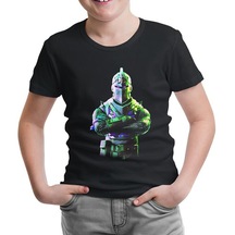 Fortnite - Chevalier 2 Siyah Çocuk Tshirt