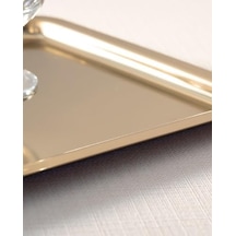 Shiny Metal Sunum Tepsisi Gold Diğer