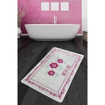 With Flower Banyo Halısı Djt 70x120 cm