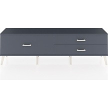 Arges Tv Ünitesi 3 Çekmeceli 176x30x51 Aytaşı-antrasit/antrasit Antrasıt/antrasıt