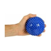 El Egzersiz Masaj Ve Duyu Topu, Yumuşak Dikenli Top Mavi Renk 10 Cm Karışık