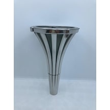 Plastik. 19 Cm Krom Kaplama, Berjer,mobilya,ünite Ayağı 4adet