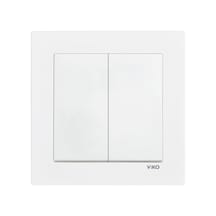 Karre 55 Beyaz Dual Anahtar C1 Mekanizma