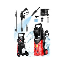Dragro Alman LT701G-2500A 180 Bar 2500 W Yüksek Basınçlı Yıkama Makinesi Kırmızı