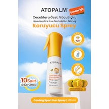 Çocuklar İçin Serinletici Güneş Koruyucu Sprey Atopalm Cooling Sport Sun Spray Kids Spf50+ Pa++++
