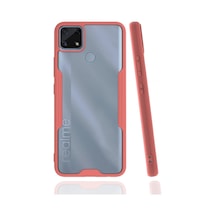 Newface - 140 - Realme C25 Kılıf Platin Silikon - Matxzngz - - Pembe