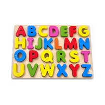 Ahşap Alfabe Puzzle Eğitici Oyuncak 94-432 Renk