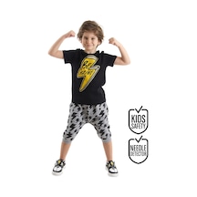 Cesur Ol Erkek Çocuk T-shirt Kapri Şort Takım