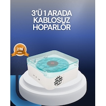 Bluetooth Hoparlör 3-ü-1 Saatli Gece Lambası Ve Vintage Tasarım Bluetooth Hoparlör 3-ü-1 Saatli Gece Lambası Ve Vintage Tasarım