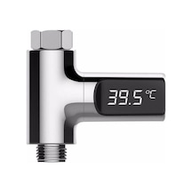 Valkyrie Dijital Led Monitörlü Mutfak Banyo Ve Duş Termometresi Gümüş