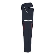 Ssm 0191 16\12 Gabardin Reflektörlü Renkli Biyeli İş Pantolonu