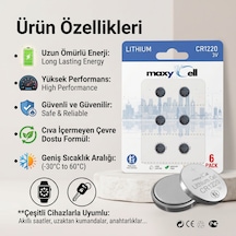 Maxycell 12 Adet Ag1 Lr621 1.5v Maxycell Düğme Piller