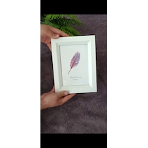 Fotoğraf Baskısı + Fotoğraf Çerçevesi - 15x21 Cm İç Ölçü - 19x25 Cm Dış Ölçü - Beyaz Renk