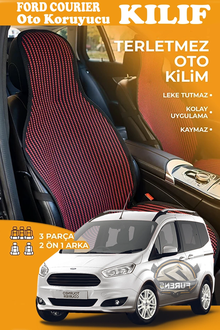 Ford Courier Uyumlu Kırmızı Prestij Serisi Dokuma Kumaş Oto Koltuk Kılıfı Ön Tam Arka Alt Ford Courier Uyumlu Kırmızı Prestij Serisi Dokuma Kumaş Oto Koltuk Kılıfı Ön Tam Arka Alt