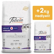 Felicia Sterilised Düşük Tahıllı Somonlu Kısırlaştırılmış Yetişkin Kedi Maması 12 KG + 2 KG