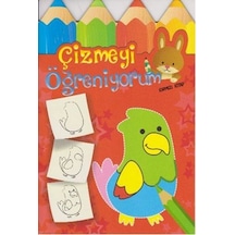 Çizmeyi Öğreniyorum-Kırmızı Kitap- Parıltı Yayınları