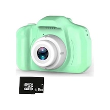 Mini 1080p Çocuklar Için Dijital Fotoğraf Makinesi-oyun,video,filtre-son Versiyon 8 Gb Sd Ka