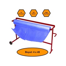 160 Micron Mavi Naylon Örtü, 4x49 Metre