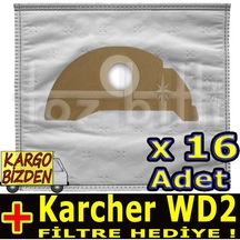 Karcher Wd2 Toz Torbası 16 Adet