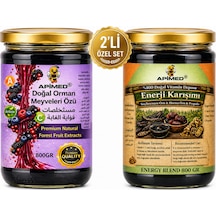 Enerji Karışımı 800 Gr Keçiboynuzu Özü, Hurma Özü Ve Propolis Ve Orman Meyveleri Özü 800gr