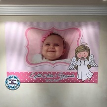 Melek Temalı Afiş Melek Temalı Arka Fon Melekli Doğum Günü Afişi