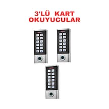 Sr-211 Em Parmak İzi Kart Şifre Okuyucu 10000 Kullanıcı Biyometrik Geçiş Kontrol Cihazı 125khz 3 Adet