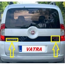 Fiorino Combi 1.3 Multijet Safeline 2008-2015 Fıorıno Ve Safeline Krom Bagaj Yazısı Bagaj Arma