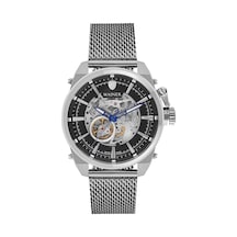 Wainer Swiss Made Wa.25988-a 46 Mm Gri Çelik Otomatik Erkek Kol Saat