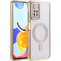 Redmi Note 12 Pro 4g Joke Simli Magneticsafe Kılıf - Gold Bzsxx00 1