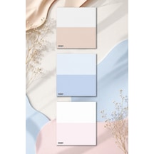Çiçek Bloknot - 9 9 Cm Ebat- 50 Yaprak - Notepad - Memopad - Çizgisiz Not Kağıdı- To Do List - 3497