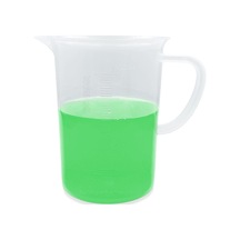 Borox Kulplu Plastik Beher 500 ML Kabartma Dereceli Beaker