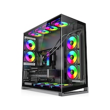 Zoko Father Siyah 9x12cm Argb Fanlı Full Tower Kasa