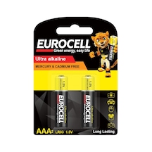 Eurocell- Aaa2 Lr03 1.5 V İnce Kalem Pil