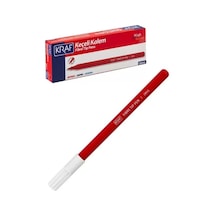 Kraf 285g Kırmızı Keçeli Kalem, 240 Adet - 1 Koli