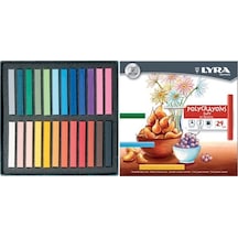 Lyra Polycrayons Soft - Toz Pastel 24 Renk