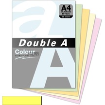 Double A Renkli Kağıt A4 80 Gr Pastel Butter 25 Adet Pastel Butter Kağıt