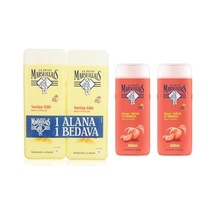 Vanilya Sütü Duş Jeli 2 X 400ml Ve Duş Jeli Beyaz Şeftali Ve Nektarin 2 X 400 Ml Açık Mavi